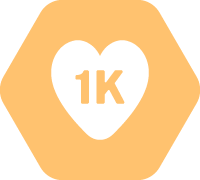 1,000 Likes Given